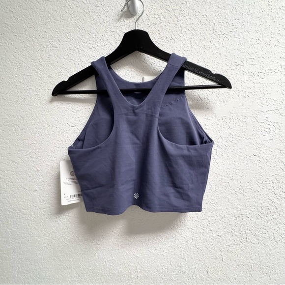 NWT-Conscious Crop Medieval Violet Racer Back A/C Athleta M - Picture 6 of 9